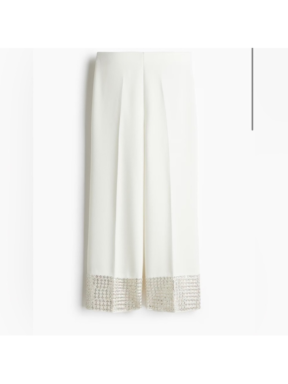 H&M BEAD-EMBELLISHED PANTS